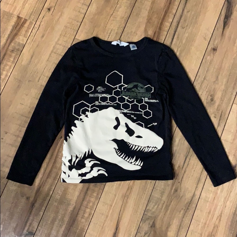 Boys H&M Jurassic World LS T Shirt